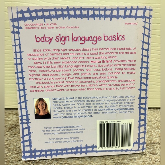 Baby sign language bundle my first signs board book parent education set EUC - Picture 6 of 7